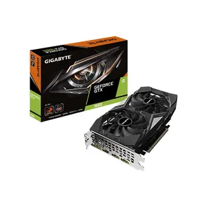 GIGABYTE GeForce GTX 1660 OC 6G Graphics Card, 6GB GDDR5 Memory, 1830MHz Boost Clock, WINDFORCE Dual Fan Cooling System, NVIDIA Turing Gaming GPU