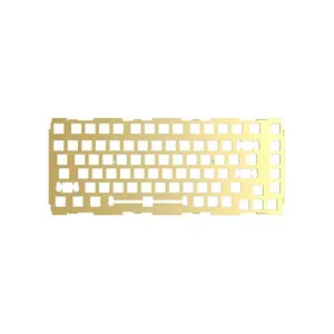 Glorious GMMK Pro 75 Percent Mechanical Keyboard Brass Plate, Premium Keyboard Mounting Plate Accessory, Precision Typing Enhancement, Durable Custom Keyboard Upgrade Component