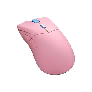 Glorious Model D PRO Wireless Gaming Mouse Flamingo Pink Edition, Ultra-Lightweight Esports Design, Wireless Connectivity, High-Performance Competitive Gaming Mouse