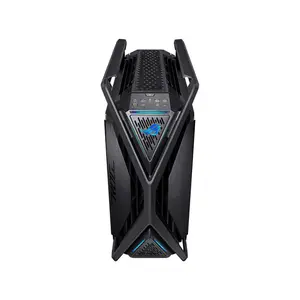 ASUS GR701 ROG Hyperion Black E-ATX Full Tower Gaming Case, Dual 420mm Radiator Support, 4 Pre-Installed 140mm Fans, Tempered Glass Panels, 460mm GPU Clearance