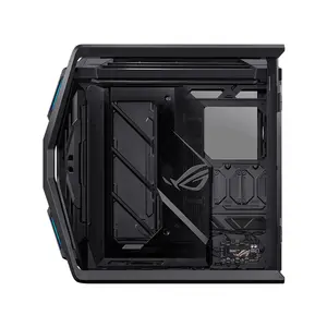 ASUS GR701 ROG Hyperion Black E-ATX Full Tower Gaming Case, Dual 420mm Radiator Support, 4 Pre-Installed 140mm Fans, Tempered Glass Panels, 460mm GPU Clearance
