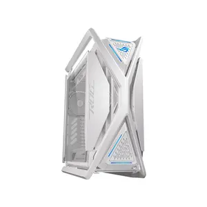 ASUS GR701 ROG Hyperion White E-ATX Full Tower Gaming Case, Dual 420mm Radiator Support, 4 Pre-Installed 140mm Fans, Tempered Glass Panels, 460mm GPU Clearance
