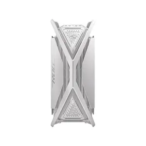 ASUS GR701 ROG Hyperion White E-ATX Full Tower Gaming Case, Dual 420mm Radiator Support, 4 Pre-Installed 140mm Fans, Tempered Glass Panels, 460mm GPU Clearance