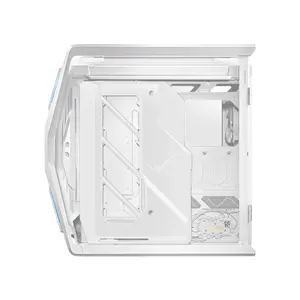 ASUS GR701 ROG Hyperion White E-ATX Full Tower Gaming Case, Dual 420mm Radiator Support, 4 Pre-Installed 140mm Fans, Tempered Glass Panels, 460mm GPU Clearance