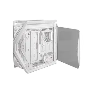 ASUS GR701 ROG Hyperion White E-ATX Full Tower Gaming Case, Dual 420mm Radiator Support, 4 Pre-Installed 140mm Fans, Tempered Glass Panels, 460mm GPU Clearance