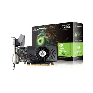 Arktek GT 730 Cyclops 4GB 128-Bit Low Profile Graphics Card, 4GB Memory, PCIe Graphics Interface, Low-Profile Form Factor Design, HDMI VGA and DVI Connectivity, Compact Display Adapter GPU