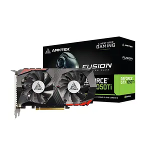 Arktek GeForce GTX 1050 Ti 4GB GDDR5 Graphics Card, 4GB GDDR5 Memory, PCIe 3.0 Interface, Dual-Fan Cooling System, HDMI DisplayPort and DVI Connectivity, Entry-Level Gaming Graphics GPU