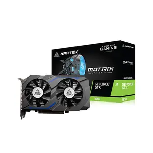 Arktek GTX 1650 4GB GDDR6 Graphics Card, 4GB GDDR6 Memory, PCIe 3.0 Interface, Dual-Fan Cooling System, HDMI DisplayPort and DVI Connectivity, Entry-Level Gaming Graphics GPU