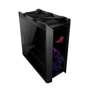 ASUS ROG Strix Helios GX601 Black RGB EATX Mid-Tower Gaming Case, Tempered Glass Aluminum Chassis, 420mm Radiator Support, Aura Sync RGB