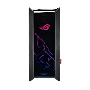 ASUS ROG Strix Helios GX601 Black RGB EATX Mid-Tower Gaming Case, Tempered Glass Aluminum Chassis, 420mm Radiator Support, Aura Sync RGB