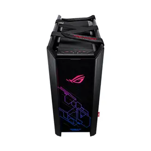 ASUS ROG Strix Helios GX601 Black RGB EATX Mid-Tower Gaming Case, Tempered Glass Aluminum Chassis, 420mm Radiator Support, Aura Sync RGB