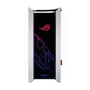 ASUS GX601 ROG Strix Helios White Edition RGB ATX/EATX Mid Tower Gaming Case, Tempered Glass Panels, 420mm Radiator Support, Aluminum Frame, Aura Sync Lighting