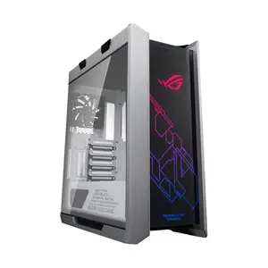 ASUS GX601 ROG Strix Helios White Edition RGB ATX/EATX Mid Tower Gaming Case, Tempered Glass Panels, 420mm Radiator Support, Aluminum Frame, Aura Sync Lighting