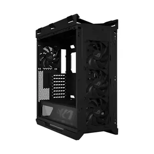ASUS ROG Strix Helios II GX601S Black EATX Mid-Tower Gaming Case, Dual Tempered Glass Aluminum Chassis, 420mm Radiator Support, Quad 140mm Fans