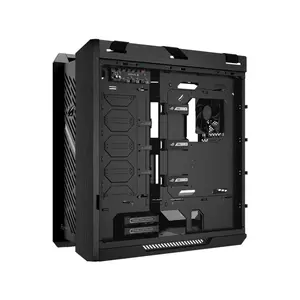 ASUS ROG Strix Helios II GX601S Black EATX Mid-Tower Gaming Case, Dual Tempered Glass Aluminum Chassis, 420mm Radiator Support, Quad 140mm Fans