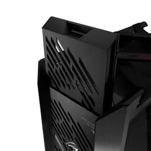ASUS ROG Strix Helios II GX601S Black EATX Mid-Tower Gaming Case, Dual Tempered Glass Aluminum Chassis, 420mm Radiator Support, Quad 140mm Fans