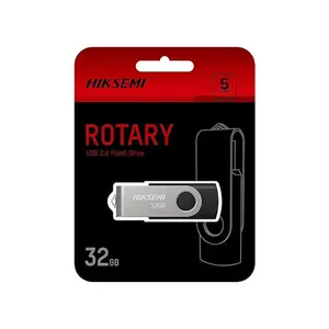 HIKSEMI M210S PULLY USB 3.2 Gen 1 Flash Drive, Up to 120MB/s Read Speed, Push-Pull USB-A Portable Storage Drive