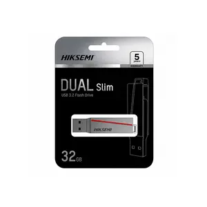 HIKSEMI USB Sync E327C USB 3.2 Flash Drive, Dual USB-A & USB Type-C Interface, Up to 150MB/s Read Speed, OTG Portable USB Storage Drive