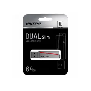 HIKSEMI USB Sync E327C USB 3.2 Flash Drive, Dual USB-A & USB Type-C Interface, Up to 150MB/s Read Speed, OTG Portable USB Storage Drive