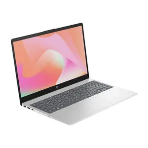 HP 15-FD0499 Laptop, Intel Core i5-1334U 13th Gen Processor, 8GB Memory, 512GB PCIe SSD Storage, 15.6-Inch Full HD Display, Backlit Keyboard, Silver Finish, DOS Operating System