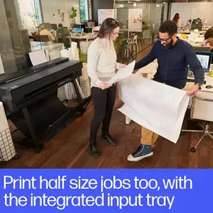 HP DesignJet T850 36 Inch Large Format Plotter Printer, CAD and Technical Drawing Printing, 2400×1200 DPI Resolution, Up to 25 Seconds per A1 Print, Wi-Fi and Ethernet Connectivity, Professional Wide Format Printer