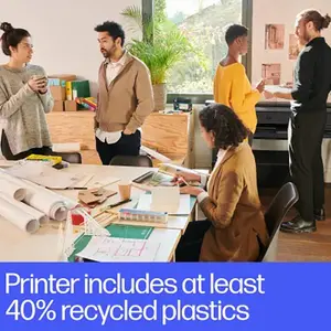 HP DesignJet T850 36 Inch Large Format Plotter Printer, CAD and Technical Drawing Printing, 2400×1200 DPI Resolution, Up to 25 Seconds per A1 Print, Wi-Fi and Ethernet Connectivity, Professional Wide Format Printer