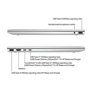 HP Envy X360 16-ac0023dx Laptop, Core Ultra 7, 16GB RAM, 1TB SSD, 16" WUXGA Touch Display, Windows 11 Home, Glacier Silver