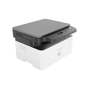 HP Laser MFP 136a Monochrome Laser Printer, Print Copy Scan Functions, USB Connectivity, Compact Multifunction Desktop Design, Reliable Home and Office Printing Solution