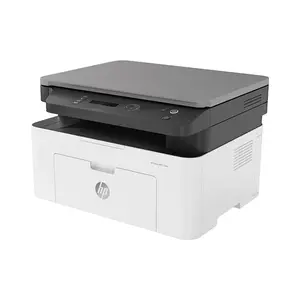 HP Laser MFP 136w Wireless Mono Laser Printer, Print Scan Copy Functions, Up to 20 Pages Per Minute Print Speed, 1200 DPI Resolution, Built-In Wi-Fi Connectivity, Compact Multifunction Office Printer
