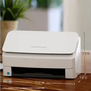 HP ScanJet Enterprise Flow 7000 s3 Document Scanner, Sheet-Fed Duplex Scanning, 600 DPI Optical Resolution, Up to 75 Pages Per Minute, 80-Sheet Automatic Document Feeder, USB 3.0 Connectivity