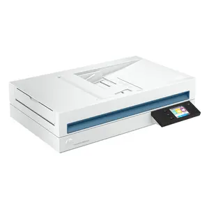 HP ScanJet Pro N4600 fnw1 Scanner (20G07A), Flatbed and Automatic Document Feeder Design, Duplex Scanning Support, 1200 DPI Optical Resolution, Up to 40 Pages Per Minute, Wi-Fi Ethernet and USB Connectivity