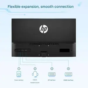 HP Star Vision Pro S24E 23.8-Inch Full HD IPS Monitor, 1920×1080 Resolution, 100Hz Refresh Rate, 5ms Response Time, 99% sRGB, 178° Viewing Angle, HDMI + DisplayPort, Flicker-Free, Low Blue Light