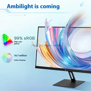 HP Star Vision Pro S24E 23.8-Inch Full HD IPS Monitor, 1920×1080 Resolution, 100Hz Refresh Rate, 5ms Response Time, 99% sRGB, 178° Viewing Angle, HDMI + DisplayPort, Flicker-Free, Low Blue Light