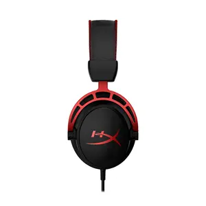 HyperX Cloud Alpha Wired Gaming Headset Open Box, Dual Chamber 50mm Drivers, Detachable Noise-Cancelling Microphone, 3.5mm Multi-Platform Connectivity, Premium Gaming Audio Headset