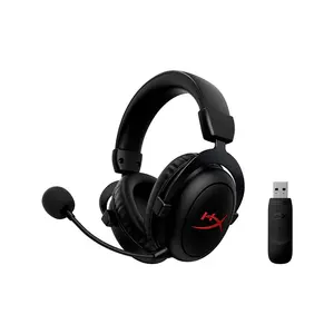 HyperX Cloud Core Wireless Gaming Headset Open Box, 2.4GHz Low-Latency Wireless Connectivity, DTS Headphone:X Spatial Audio, Detachable Noise-Cancelling Microphone, Long Battery Life Gaming Headset