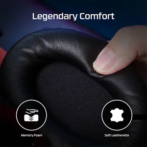 HyperX Cloud II Gaming Headset Open Box, Virtual 7.1 Surround Sound, 53mm Drivers, Detachable Noise-Cancelling Microphone, Multi-Platform Gaming Audio Headset
