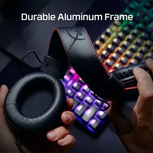 HyperX Cloud II Gaming Headset Open Box, Virtual 7.1 Surround Sound, 53mm Drivers, Detachable Noise-Cancelling Microphone, Multi-Platform Gaming Audio Headset