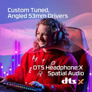 HyperX Cloud III Wired Gaming Headset Open Box, DTS Headphone:X Spatial Audio, 53mm Angled Drivers, Detachable Noise-Cancelling Microphone, USB-C USB-A and 3.5mm Multi-Platform Connectivity