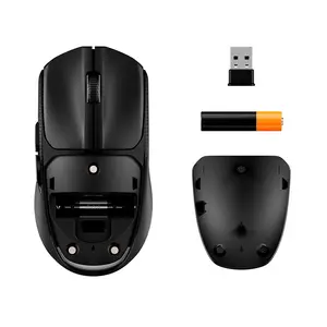 HyperX Pulsefire Fuse Wireless Lightweight Gaming Mouse Black Edition, Ergonomic Wireless Design, High-Precision Tracking Performance, Competitive Gaming Mouse