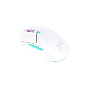 HyperX Pulsefire Haste 2 Core Wireless Gaming Mouse White Edition, Lightweight Wireless Design, High-Precision Optical Sensor, Competitive Gaming Performance Mouse