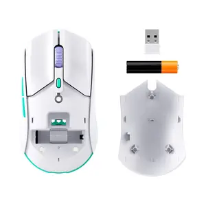 HyperX Pulsefire Haste 2 Core Wireless Gaming Mouse White Edition, Lightweight Wireless Design, High-Precision Optical Sensor, Competitive Gaming Performance Mouse