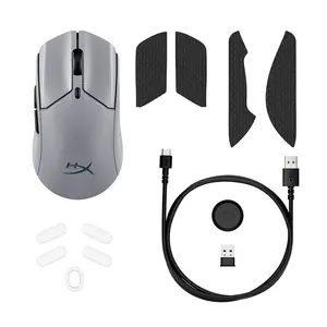 HyperX Pulsefire Haste 2 Pro 4K Wireless Gaming Mouse Slate Gray Edition, Ultra-Lightweight Design, 4K Polling Rate Performance, Wireless Esports Gaming Mouse