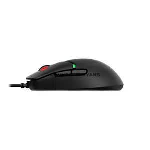HyperX Pulsefire Saga Wired Gaming Mouse Black, HyperX 26K Sensor, Up to 26000 DPI, 8000Hz Polling Rate, 650 IPS Tracking, 50G Acceleration, HyperX Optical Switches, 69g Lightweight Modular Design, 6 Buttons, RGB Lighting & HyperFlex 2 USB Cable