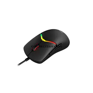 HyperX Pulsefire Saga Wired Gaming Mouse Black, HyperX 26K Sensor, Up to 26000 DPI, 8000Hz Polling Rate, 650 IPS Tracking, 50G Acceleration, HyperX Optical Switches, 69g Lightweight Modular Design, 6 Buttons, RGB Lighting & HyperFlex 2 USB Cable