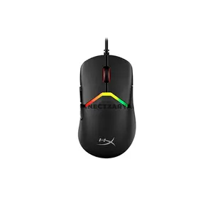 HyperX Pulsefire Saga Wired Gaming Mouse Black, HyperX 26K Sensor, Up to 26000 DPI, 8000Hz Polling Rate, 650 IPS Tracking, 50G Acceleration, HyperX Optical Switches, 69g Lightweight Modular Design, 6 Buttons, RGB Lighting & HyperFlex 2 USB Cable