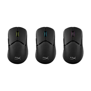 HyperX Pulsefire Saga Pro Wireless Modular Gaming Mouse Black Edition, Customizable Lightweight Design, Wireless Connectivity, High-Performance Competitive Gaming Mouse