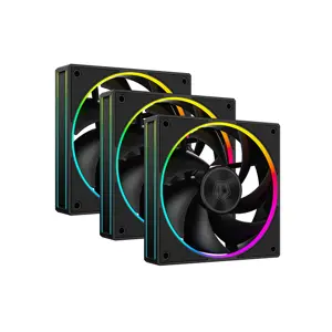 ID-COOLING AF-127 Trio ARGB Cooling Fan Kit, Triple Pack 120mm PWM Fans with Addressable RGB Lighting and Optimized Cooling Performance