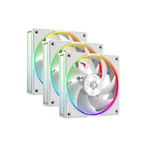 ID-COOLING AF-127 Trio ARGB Cooling Fan Kit, Triple Pack 120mm PWM Fans with Addressable RGB Lighting and Optimized Cooling Performance