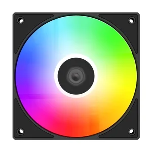 ID-COOLING AS-120 Trio ARGB Cooling Fan Kit, Triple Pack 120mm PWM Fans with Addressable RGB Lighting and High Airflow Design