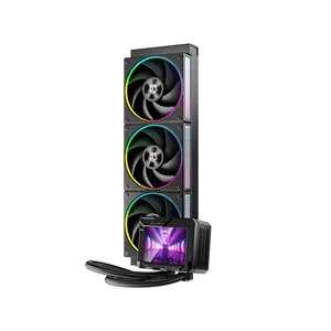 ID-COOLING DL360 MAX Liquid CPU Cooler, Removable Magnetic LCD Display, 360mm AIO Cooling System, Triple Fan High-Performance Liquid Cooling Solution